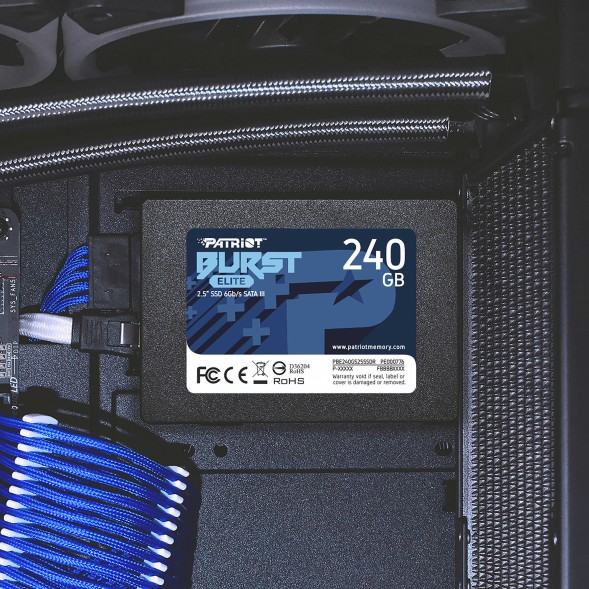 Накопитель SSD Patriot SATA-III 240GB PBE240GS25SSDR Burst Elite 2.5&amp;quot;