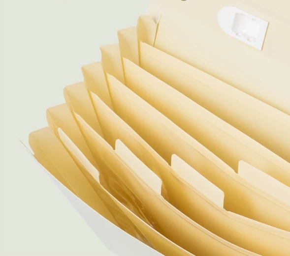 Папка-портфель Deli Colorful EF612 7 отдел. A4 полипропилен ассорти