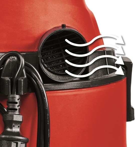 Строительный пылесос Einhell TC-VC 1825 1250Вт (уборка: сухая/влажная/выдув/сбор воды) красный