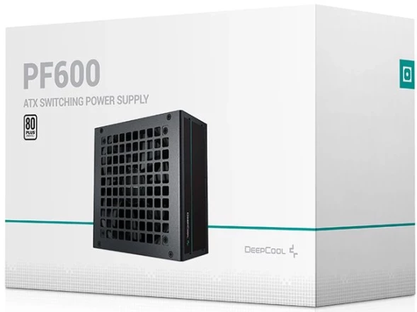 Блок питания Deepcool ATX 600W PF600 V2 80 PLUS WHITE (20+4pin) APFC 120mm fan 6xSATA RTL