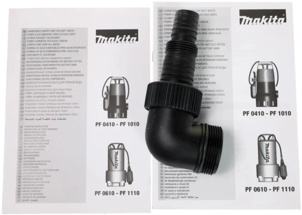 Насос дренажный Makita PF1010 1100Вт 14400л/час центробежный