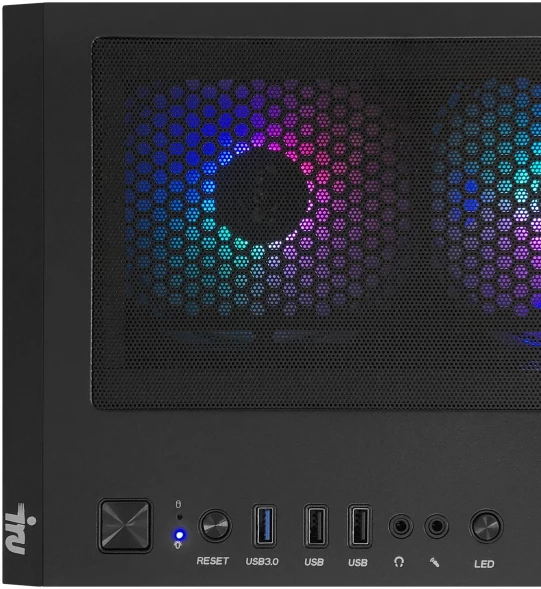 ПК IRU Game 710Z7GP TWR i7 12700F (2.1) 64Gb SSD1Tb RTX4080 Super 16Gb FreeDOS GbitEth 850W черный (2075026)