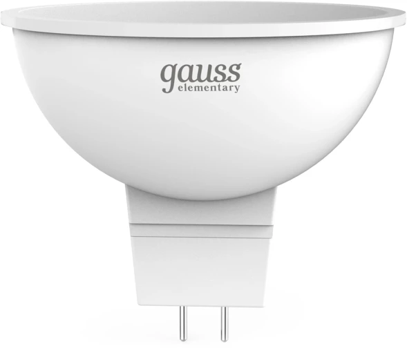 Лампа светодиодная Gauss Elementary 13511 11Вт цок.:GU5.3 софит 220B св.свеч.бел.теп. MR16 (упак.:10шт)