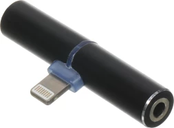 Переходник аудио Red Line lightning/Jack 3.5 (m) черный (УТ000016491)