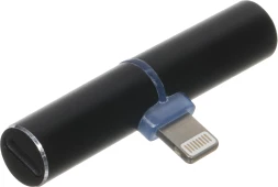 Переходник аудио Red Line lightning/Jack 3.5 (m) черный (УТ000016491)