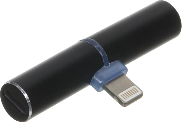 Переходник аудио Red Line lightning/Jack 3.5 (m) черный (УТ000016491)