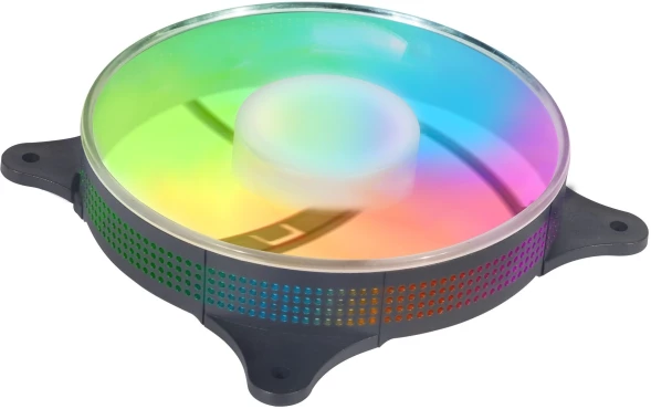 Вентилятор GMNG GG-CF120FRGB3-PWMBK RGB 120x120x25mm черный 4-pin 20-28dB Ret