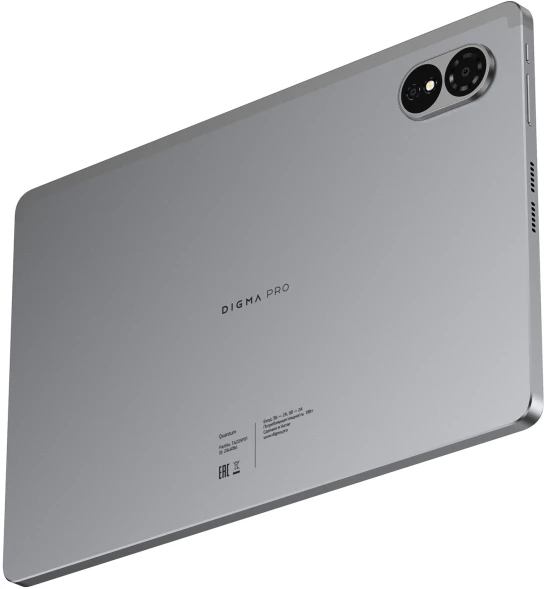 Планшет Digma Pro Quantum T606 (1.6) 8C RAM6Gb ROM128Gb 11&amp;quot; In-Cell 1280x800 4G 2Sim Android 14 серый 13Mpix 5Mpix BT WiFi microSD 2Tb 7000mAh