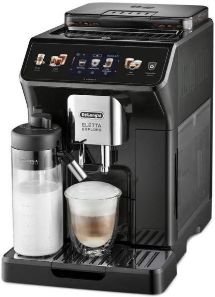 Кофемашина Delonghi Eletta Explore ECAM450.65.G 1450Вт черный