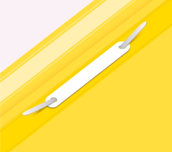 Папка-скоросшиватель Бюрократ -PS20YEL A4 прозрач.верх.лист пластик желтый 0.12/0.16