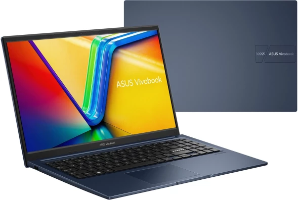 Ноутбук Asus Vivobook 15 X1504ZA-BQ1143 Core i3 1215U 8Gb SSD512Gb Intel UHD Graphics 15.6&amp;quot; IPS FHD (1920x1080) noOS blue WiFi BT Cam (90NB1021-M01NX0)
