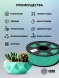 Пластик для принтера 3D Cactus CS-3D-PLA-1KG-DARKGN PLA d1.75мм 1кг L326м 1цв.