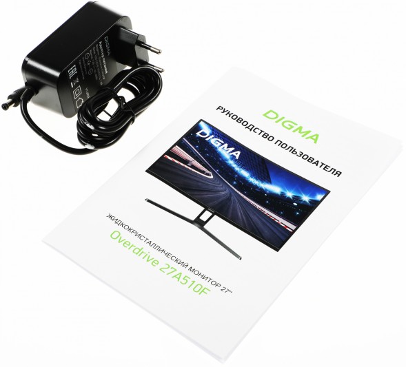 Монитор Digma 27&amp;quot; Overdrive 27A510F черный VA LED 1ms 16:9 HDMI M/M матовая 300cd 178гр/178гр 1920x1080 165Hz G-Sync FreeSync DP FHD 4.65кг