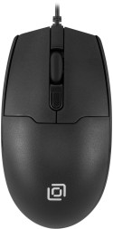 Мышь Оклик 147M V2 USB черный оптическая (2000dpi) USB для ноутбука (4but)