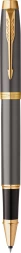 Ручка роллер Parker IM Premium Grey Core GT (2213778) F черн. черн. подар.кор.