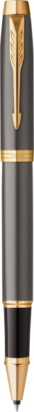 Ручка роллер Parker IM Premium Grey Core GT (2213778) F черн. черн. подар.кор.