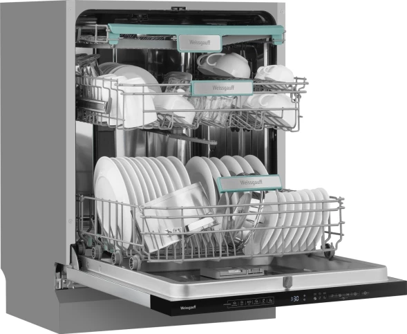 Посудомоечная машина встраив. Weissgauff BDW 6135 D Inverter AutoOpen Timer Floor узкая