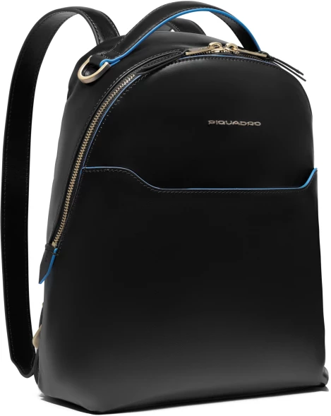 Рюкзак женский Piquadro Blue Square CA6677B2/N черный натур.кожа