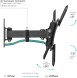 Кронштейн для телевизора Kromax CORBEL-4 черный 15&amp;quot;-42&amp;quot; макс.25кг настенный поворот и наклон