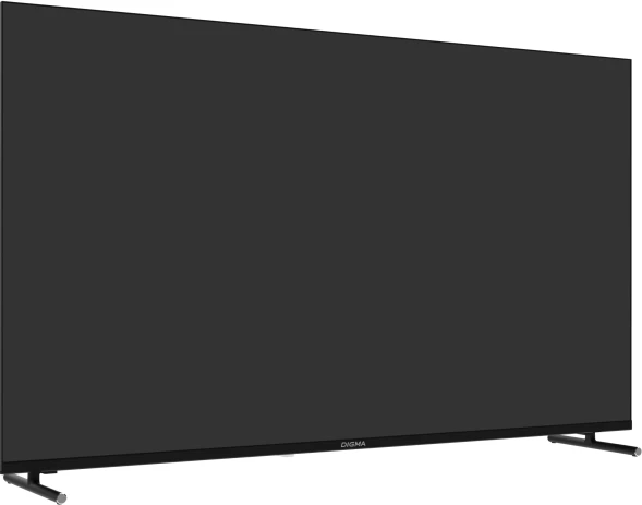Телевизор LED Digma 50&amp;quot; DM-LED50UBB33 Яндекс.ТВ Frameless Metal черный 4K Ultra HD 60Hz DVB-T DVB-T2 DVB-C DVB-S DVB-S2 USB WiFi Smart TV
