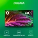 Телевизор LED Digma 50&amp;quot; DM-LED50UBB33 Яндекс.ТВ Frameless Metal черный 4K Ultra HD 60Hz DVB-T DVB-T2 DVB-C DVB-S DVB-S2 USB WiFi Smart TV