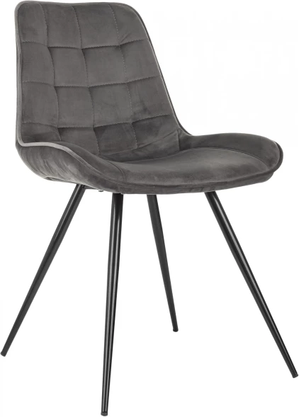 Стул для дома Бюрократ CH-K2_2 комплект 2шт т.серый Holland 18 металл черный на ножках (CH-K2_1/HL18_2)