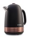Чайник электрический Hyundai HYK-S4501 1.7л. 2200Вт черный/бронзовый корпус: металл/пластик