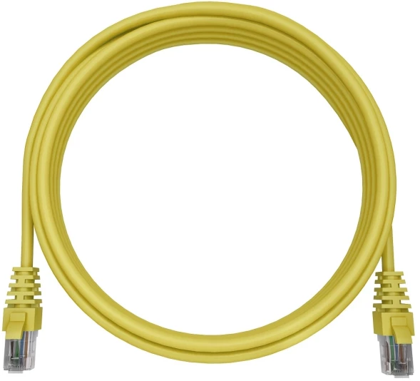 Патч-корд NTSS NTSS-PC-UTP-RJ45-5e-0.15-LSZH-YL UTP RJ-45 вил.-вилка RJ-45 кат.5E 0.15м желтый LSZH