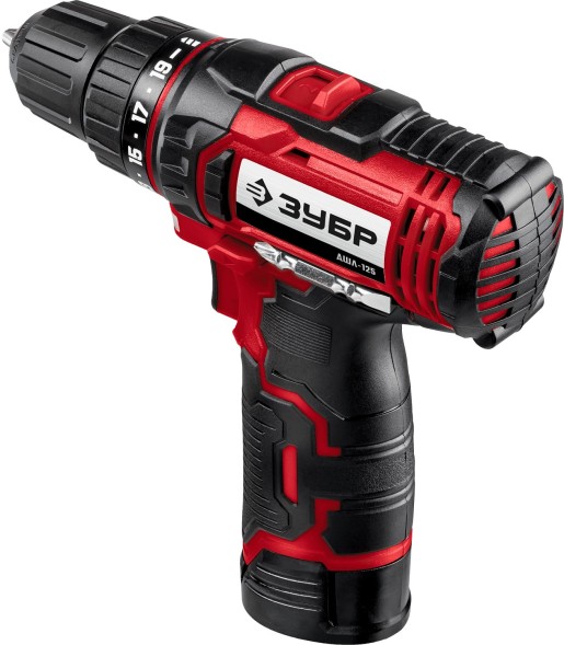 Дрель-шуруповерт Зубр ДШЛ-125-22 аккум. патрон:быстрозажимной (кейс в комплекте)
