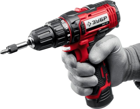 Дрель-шуруповерт Зубр ДШЛ-125-22 аккум. патрон:быстрозажимной (кейс в комплекте)