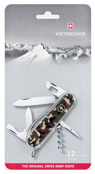Нож перочинный Victorinox Spartan (1.3603.94B1) 91мм 12функц. камуфляж блистер