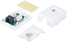 Розетка Cabeus WS-8P8C-CAT.5E-1 комп. Dual IDC кат.5E UTP бел.