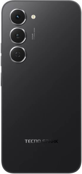 Смартфон Tecno Spark 40 Pro 256Gb 8Gb черный моноблок 3G 4G 2Sim 6.78&amp;quot; 1224x2720 Android 15 50Mpix 802.11 a/b/g/n/ac/ax NFC GPS GSM900/1800 Protect FM
