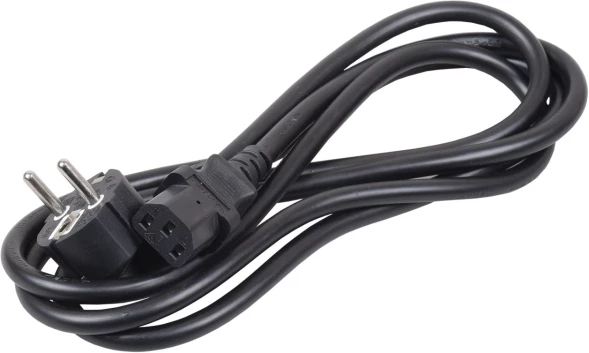 Шнур питания ITK PC-C13D-5M C13-Schuko проводник.:3x1.5мм2 5м 230В 10А (упак.:1шт) черный