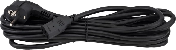 Шнур питания ITK PC-C13D-5M C13-Schuko проводник.:3x1.5мм2 5м 230В 10А (упак.:1шт) черный