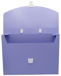 Портфель Бюрократ Pastel PASTPP01VIO 1 отдел. A4 пластик 0.7мм фиолетовый