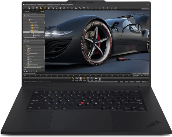 Ноутбук Lenovo ThinkPad P1 G7 Core Ultra 7 155H 32Gb SSD1Tb NVIDIA GeForce RTX4060 8Gb 16&amp;quot; IPS WQXGA (2560x1600) Windows 11 Pro black WiFi BT Cam (21KWS60D00)