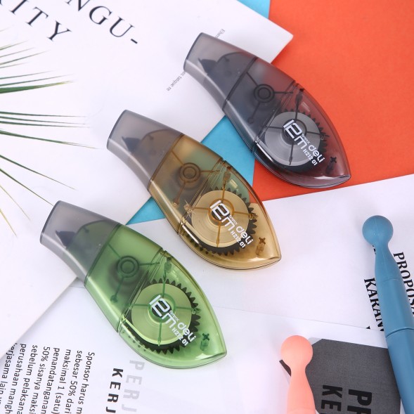 Лента коррект. Deli EH21201 12мx5мм ассорти корпус белый блистер