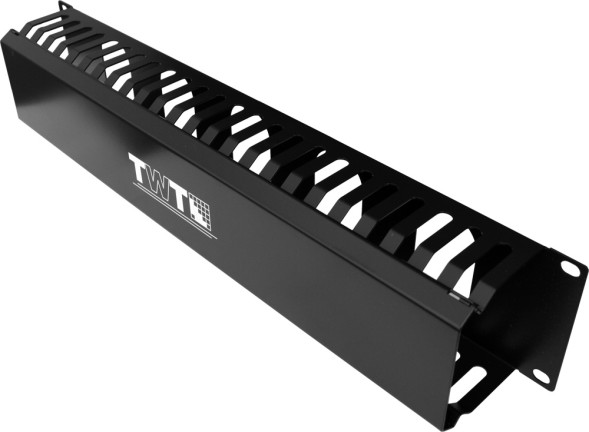 Кабельный органайзер Горизонтальный Lanmaster TWT-ORG/CV24-1U односторонний пальцы 1U шир.:19&amp;quot;