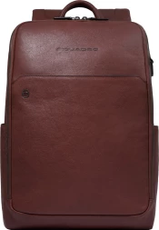 Рюкзак мужской Piquadro Black Square CA6501B3/CU табачный натур.кожа