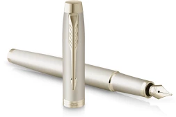 Ручка перьев. Parker IM Monochrome F328 (2172953) Champagne PVD F сталь нержавеющая подар.кор.