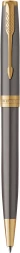 Ручка шариков. Parker Sonnet Grey Core GT (2213679) M черн. черн. подар.кор.