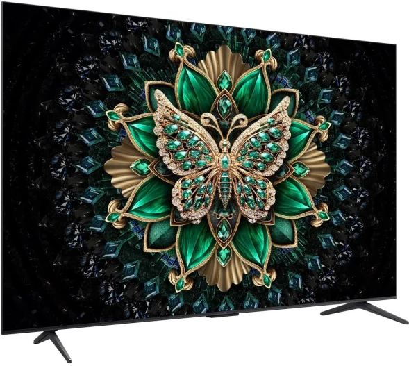Телевизор LED TCL 75&amp;quot; 75C6K QD-Mini LED черный 4K Ultra HD 144Hz MEMC DVB-T DVB-T2 DVB-C DVB-S DVB-S2 USB WiFi Smart TV