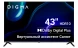 Телевизор LED Digma 43&amp;quot; DM-LED43UBB40 Салют ТВ Frameless Metal черный 4K Ultra HD 60Hz DVB-T DVB-T2 DVB-C DVB-S DVB-S2 USB WiFi Smart TV