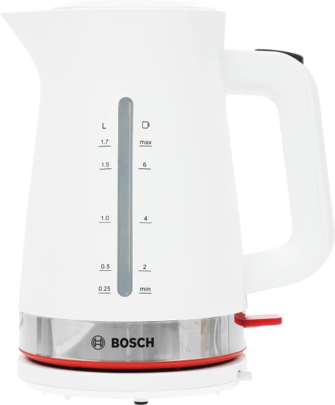 Чайник электрический Bosch TWK4M 1.7л. белый корпус: пластик (TWK4M221)