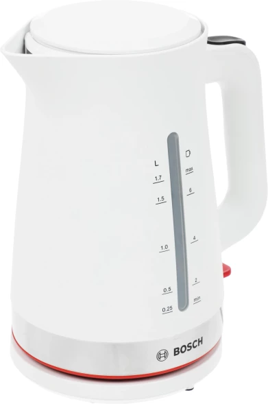 Чайник электрический Bosch TWK4M 1.7л. белый корпус: пластик (TWK4M221)