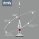 Пылесос ручной Domfy DSC-VC301 1000Вт белый/красный