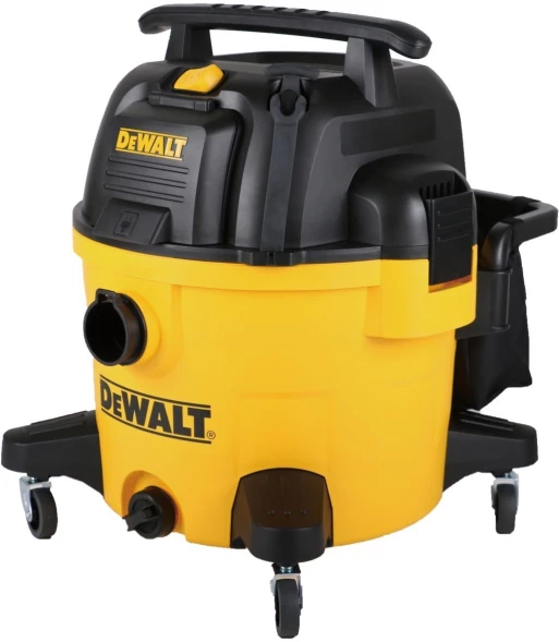Строительный пылесос DeWalt DXV34PTA 1200Вт (уборка: сухая/влажная/выдув/сбор воды) желтый