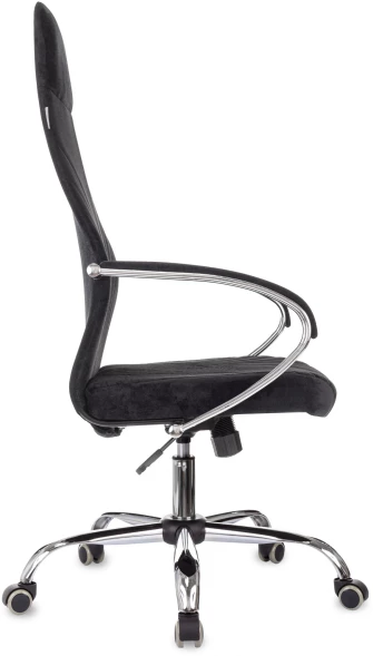 Кресло руководителя Бюрократ CH-610SL черный Light-20 крестов. металл хром