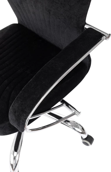 Кресло руководителя Бюрократ CH-610SL черный Light-20 крестов. металл хром